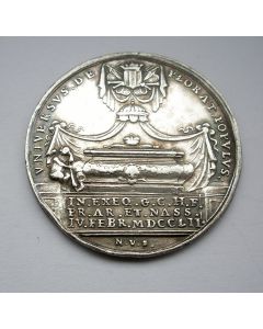 Penning op de begrafenis van Stadhouder Willem IV te Delft, 1752