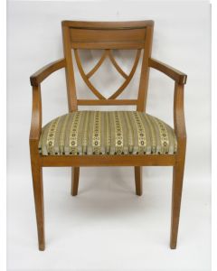 Iepenhouten armstoel, ca. 1800