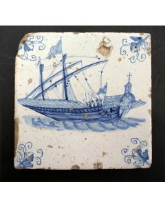 Scheepstegel, Spaans galei, 17e eeuw