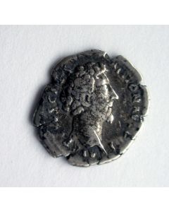 Keizer Marcus Aurelius, denarius, 139-161 A.D. (155/156)