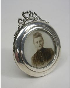 Victoriaans zilveren fotolijstje 