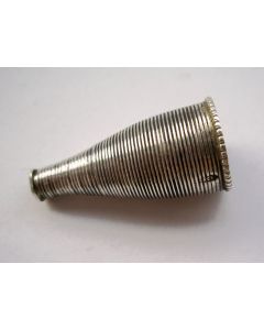 Zilveren parfumtrechtertje, 19e eeuw