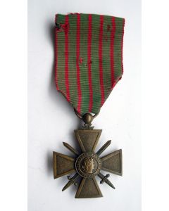 [Frankrijk] Croix de Guerre, periode Eerste Wereldoorlog, uitgereikt in 1915 