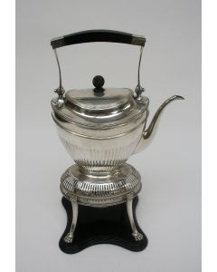 Zilveren ketel op komfoor, Jacob Hendrik Stellingwerff, Amsterdam, 1804