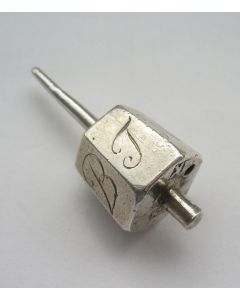 Zilveren miniatuur tol ('A-tolletje'), Jan Kips, Amsterdam, midden 18e eeuw