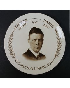 Herdenkingsbord, Charles Lindbergh 1927 (Sarreguemines)