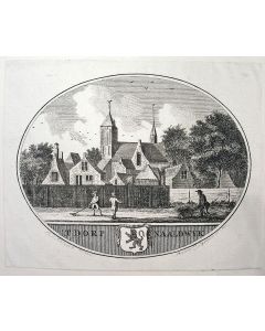 Kopergravure, Het dorp Naaldwijk, 18e eeuw