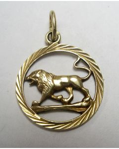 Gouden sterrenbeeldhanger, Leeuw