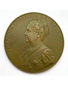 Penning ter gelegenheid van het 40-jarig regeringsjubileum van Koningin Wilhelmina, 1938.