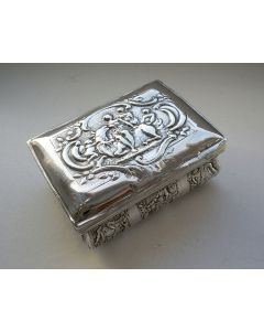 Zilveren snuifdoos, met mythologische voorstellingen, Cornelis Snel, Nieuwpoort, 1816