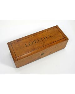 Houten lepeldoos, 19e eeuw