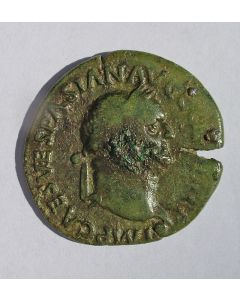 Keizer Vespasianus (69-79 A.D.), bronzen as, 77/78