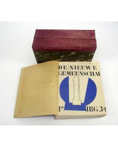 'De Nieuwe Gemeenschap'. Ingebonden Jaargangen I - III  (Compleet verschenen reeks, 1934-1936).