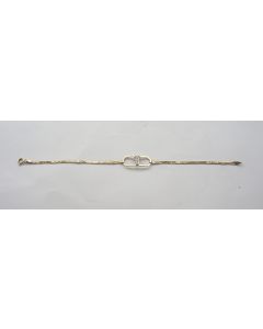Gouden armband met briljantjes