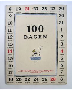 Jo Spier, '100 dagen', uitgave Stoomvaart Maatschappij 'Nederland', 1939 