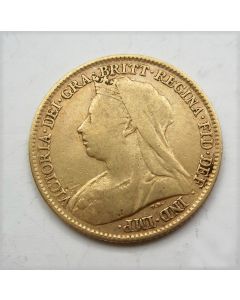 Engeland, halve gouden souvereign, Koningin Victoria, 1894