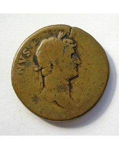 Hadrianus, bronzen sestertius (117-138 n. Chr.)