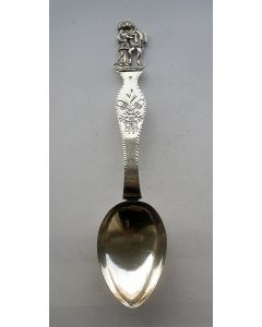 Friese zilveren gelegenheidslepel, Reins Sipkes Zijlstra, Drachten 1841 (ongegraveerd)