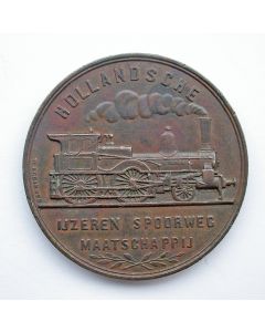 Penning, 50 jaar Hollandsche IJzeren Spoorwegmaatschappij, 1889