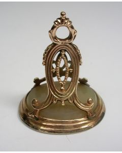 Gouden signet met alliantiewapen van Boetzelaer-Hubrecht, 1782