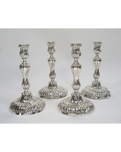 Vier zilveren kandelaars, Van Kempen, 1887