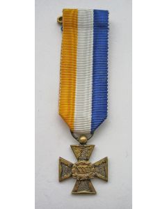 Officierskruis, 25 jaar, miniatuur draagmedaille