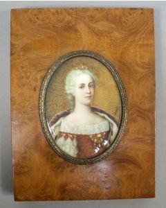 Portretminiatuur, Keizerin Maria Theresia