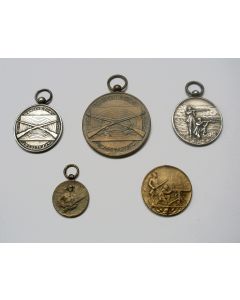 5 schietprijzen van de Utrechtse Studentenweerbaarheid, 1934-35