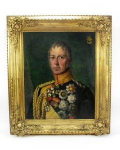 H.W. Keppelman, portret van Carl Freiherr Stockhorner und Starein, luitenant-generaal van het Badische leger, olieverf