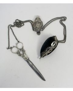 Zilveren chatelaine, Roelof Snoek, Leeuwarden, ca. 1800