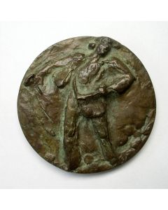 Bronzen gietpenning, Anjerfonds, ca. 1980