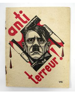 Anti-terreur!. Antinazistische brochure met tekeningen door Wilhelm Augustin (A.W. van Gils), 1934