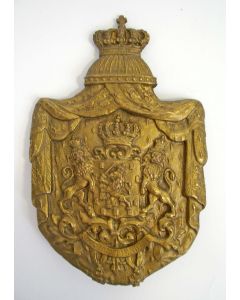 Metalen wapenschild, Koninkrijk der Nederlanden, 19e eeuw