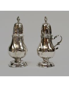 Strooibus en mosterdpot. Thomas van Meervoort, Den Bosch, 1779/80