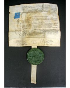 Aanstellingsbrief voor een Commissioner of Oaths, met grootzegel van Koningin Victoria, 1853