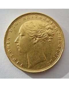 Engeland, gouden sovereign 1876