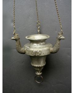 Tinnen godslamp, 19e eeuw