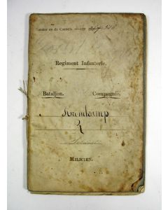 Zakboekje van infanteriesoldaat Roelof Kromkamp, 1898