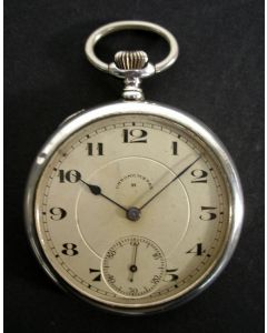 Zwitsers zilveren zakhorloge 'Chronomètre', ca. 1900