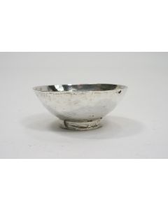 Zilveren miniatuur spoelkom, 18e eeuw