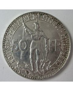 België, 50 francs 1935, Wereldtentoonstelling