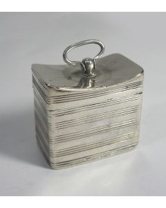 Zilveren lodereindoosje, Antonie Keun, Groningen, 1822
