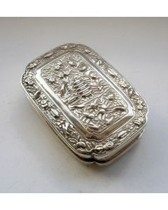 Chinese zilveren snuifdoos, ca. 1900