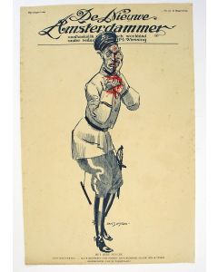 Jan Sluijters, Politieke voorstelling Eerste Wereldoorlog, litho, 1916