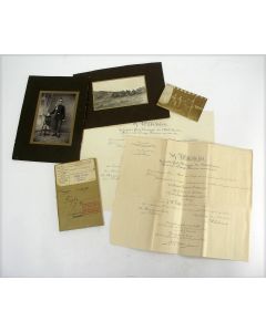 Koop foto's en documenten van de grenadier J. Fafié, periode ca. 1911-1932