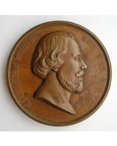 Erepenning voor Menschlievend Hulpbetoon in brons [1855]