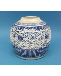 Chinese porseleinen gemberpot, 18e/19e eeuw