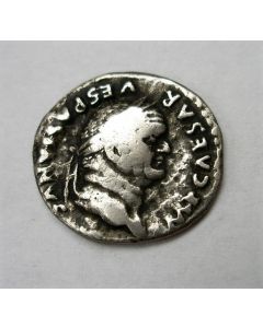 Keizer Vespasianus (69-79 A.D.), zilveren denarius