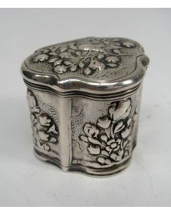 Zilveren lodereindoosje, Christoffel Woortman, Amsterdam, 1793