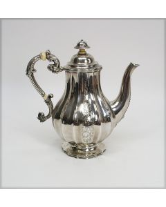 Zilveren koffiekan, Hermanus van Assen, Leeuwarden, 1848